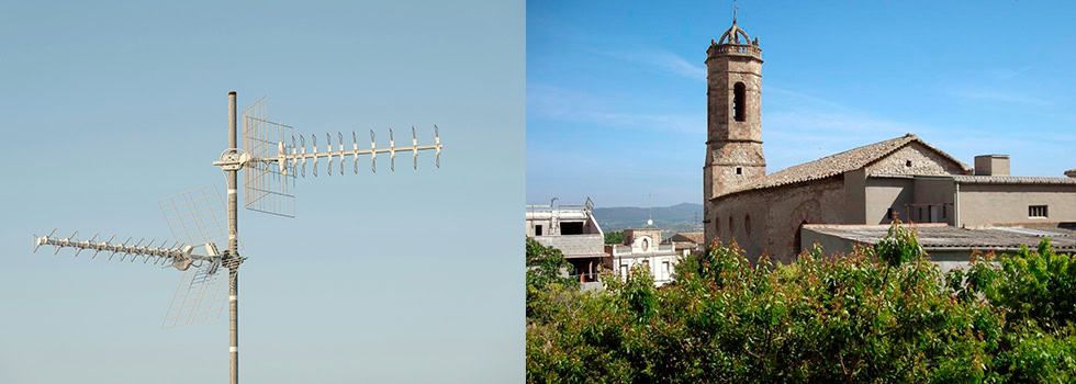 Un antenista en Santa Margarida de Montbui